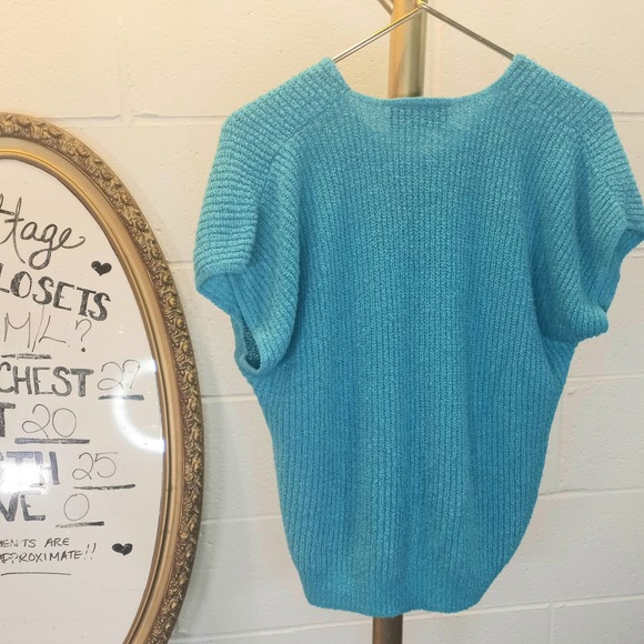 VTG 90s David Brett Box Sweater M/L - Picture 6 of 7